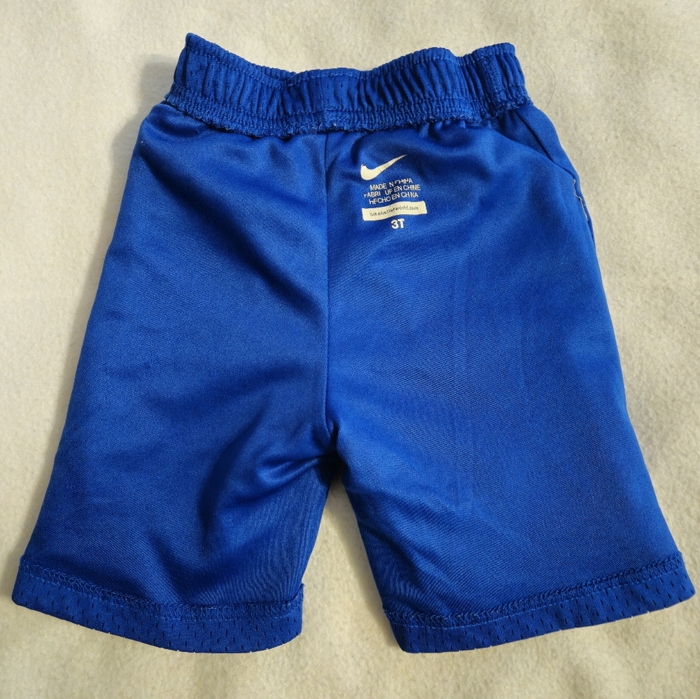 Nike Kids Royal Blue Mesh Shorts - Picture 3 of 4